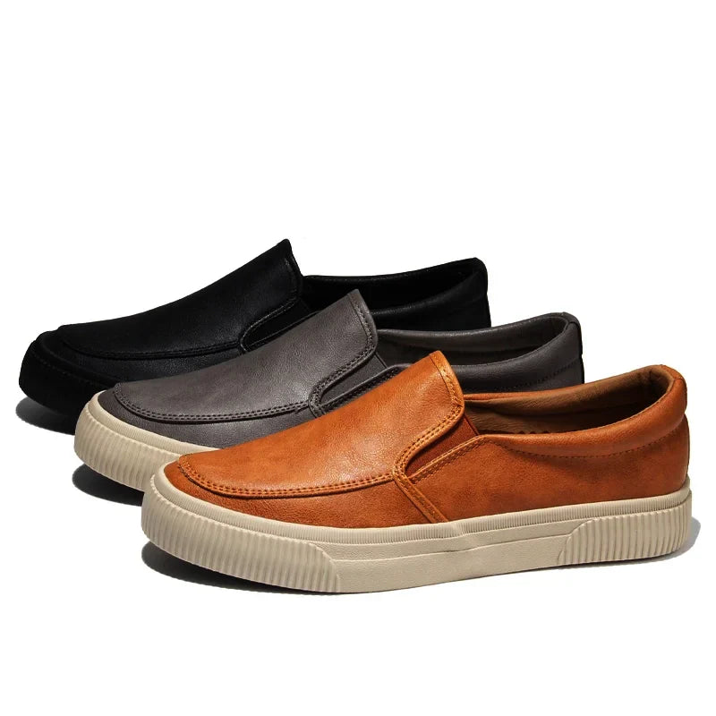 Alessandro - Mountainville slip-on-sko i læder